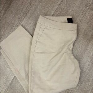 Ann Taylor Beige Curvy Trousers